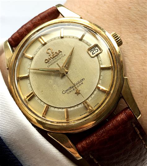 omega constellation gold plated replica|omega constellation for sale.